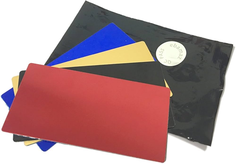 Amazon.co.jp: ebamaz アルミ板 陽極酸化アルミ板 レーザー彫刻機用