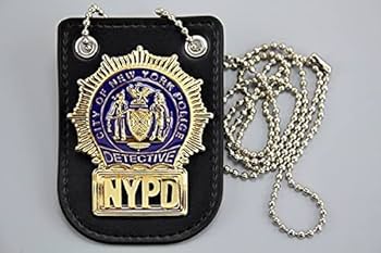 Amazon.co.jp: ホルダー付 NYPD ニューヨーク市警察 NYPD ポリスバッジ