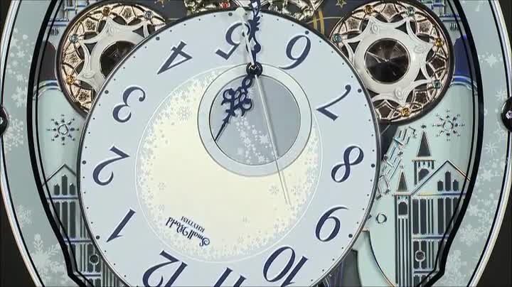 Amazon.co.jp: リズム(RHYTHM) 掛け時計 電波時計 アナログ からくり