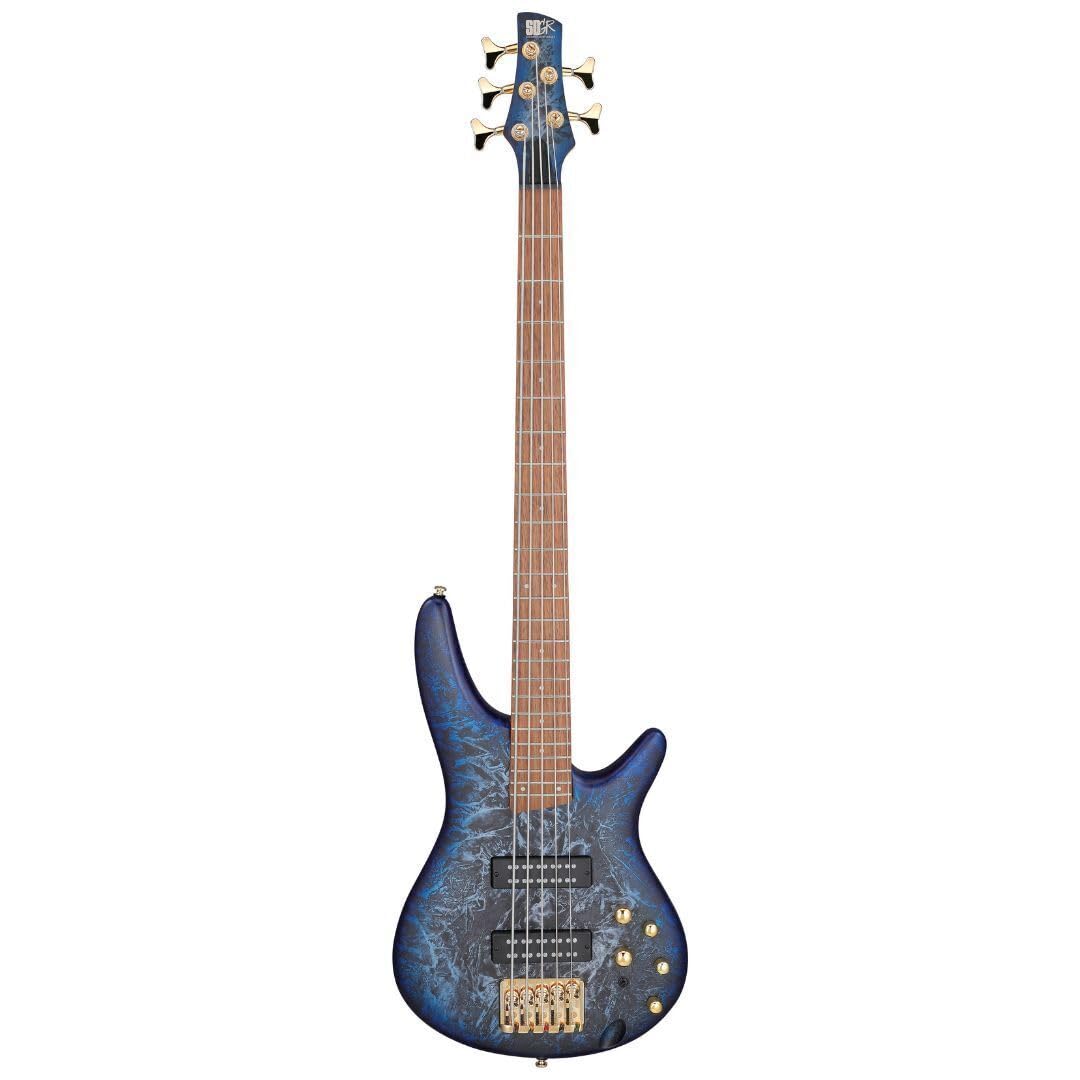 Amazon.com: Ibanez SR305EDX 5-string Bass Guitar - Cosmic Blue