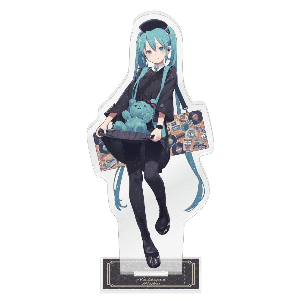 Amazon.co.jp: 初音ミク×SOLWA ラメ入りアクリルスタンド Art by 黒星