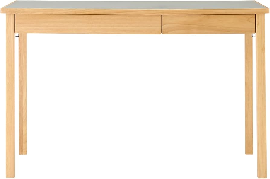 Amazon.co.jp: 無印良品 木製デスク グレー 幅110×奥行55×高さ70cm