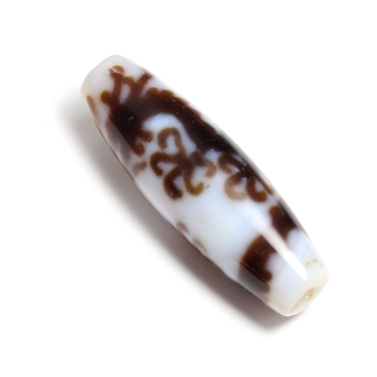 Amazon.co.jp: チベット 天珠 皇帝龍天珠 五本爪龍天珠 龍神天珠 白