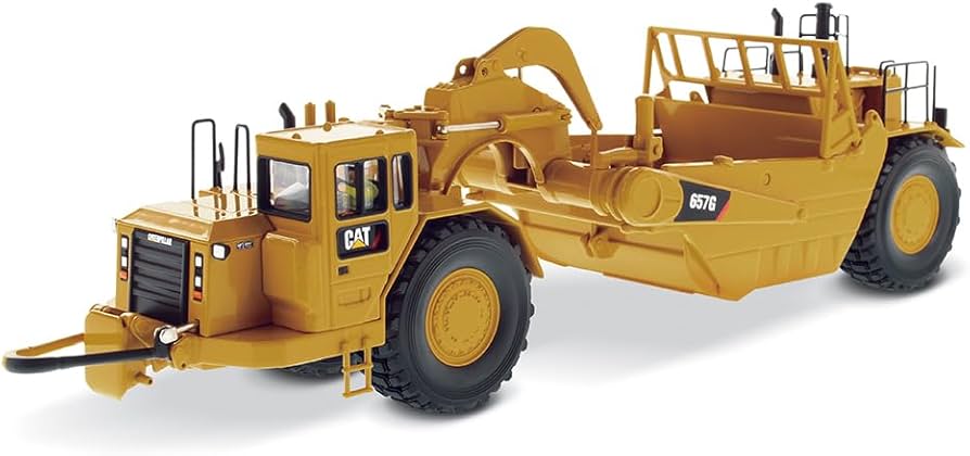 Amazon.com: Caterpillar 657G Wheel Tractor Scraper Model Vehicle