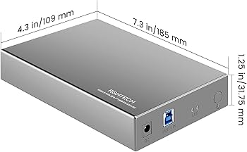 Amazon.com: Hard Drive Enclosure RSHTECH USB 3.0 to SATA Aluminum