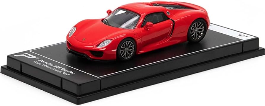 Amazon.co.jp: PosterCars - 1:64スケール ポルシェ 918 スパイダー