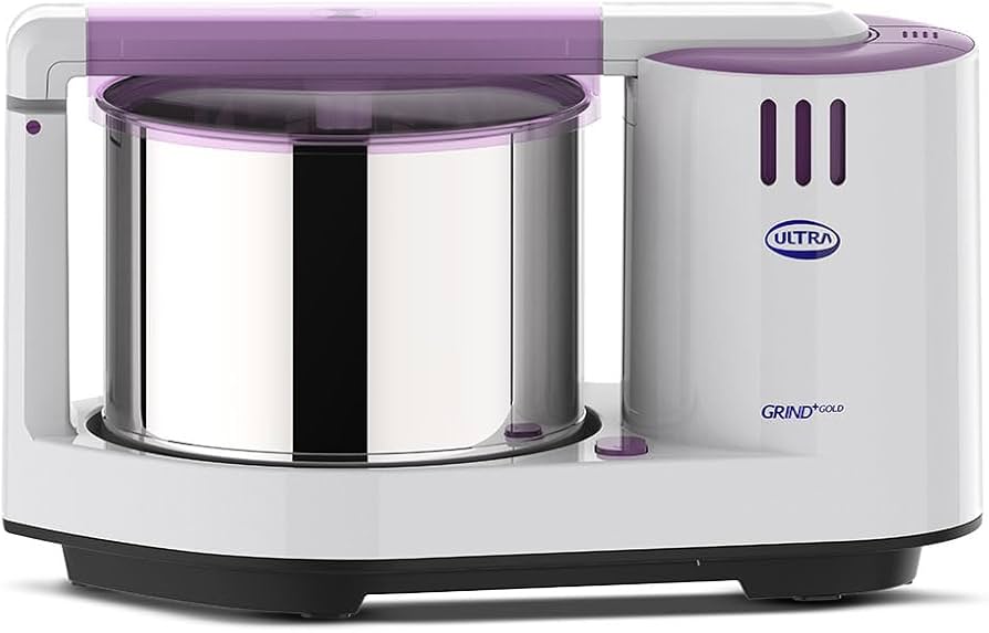 Ultra Grind+ Gold 2 Litre Table Top Wet Grinder - White | Fast