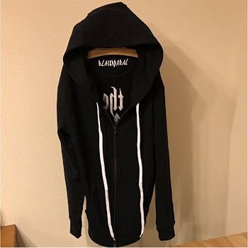 Amazon.co.jp: ガゼット the GazettE BLACK MORALパーカー ロゴ刺繍