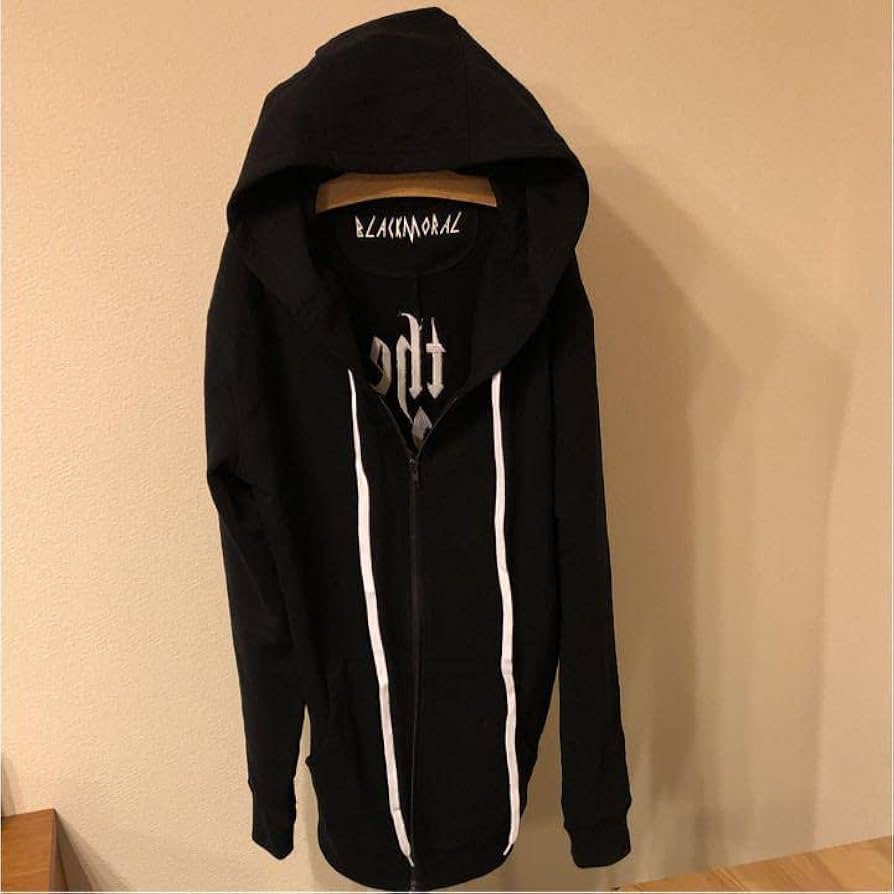 Amazon.co.jp: ガゼット the GazettE BLACK MORALパーカー ロゴ刺繍