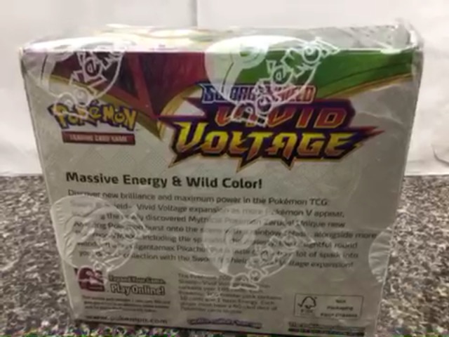 Amazon.com: Pokemon Sword & Shield Vivid Voltage Booster Box - 36