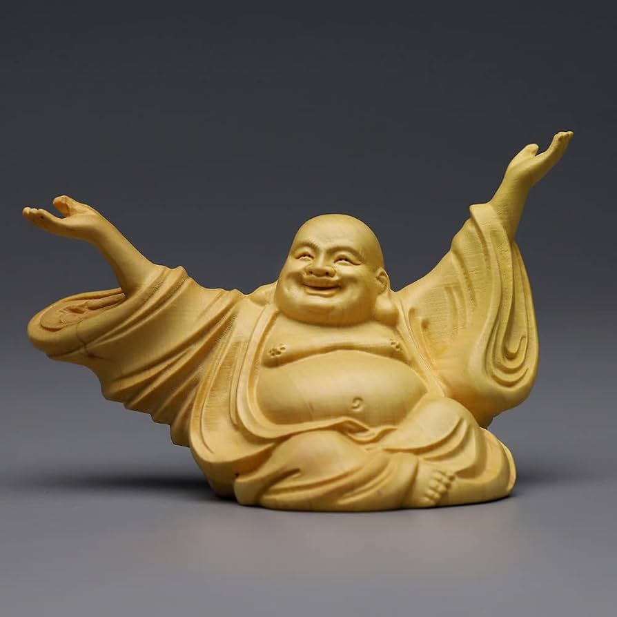 Amazon.co.jp: Lhyxuuk 布袋様 置物 風水グッズ 弥勒菩薩 仏像 布袋様