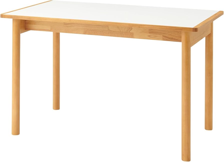 Amazon｜無印良品 木製テーブル 120×70cm メラミン天板 KC0GQA3S｜座卓