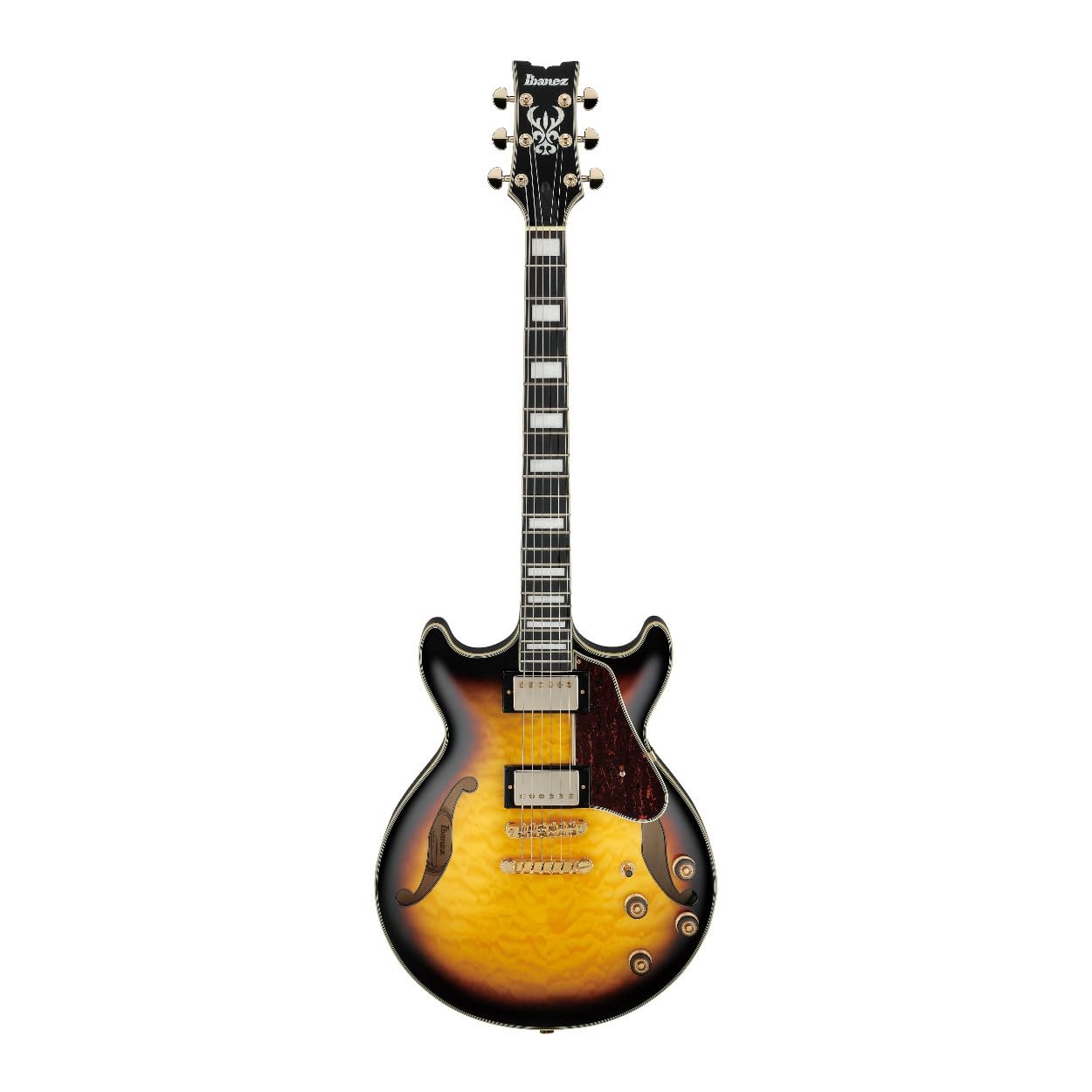Amazon.com: Ibanez Artcore Expressionist AM93QM - Antique Yellow