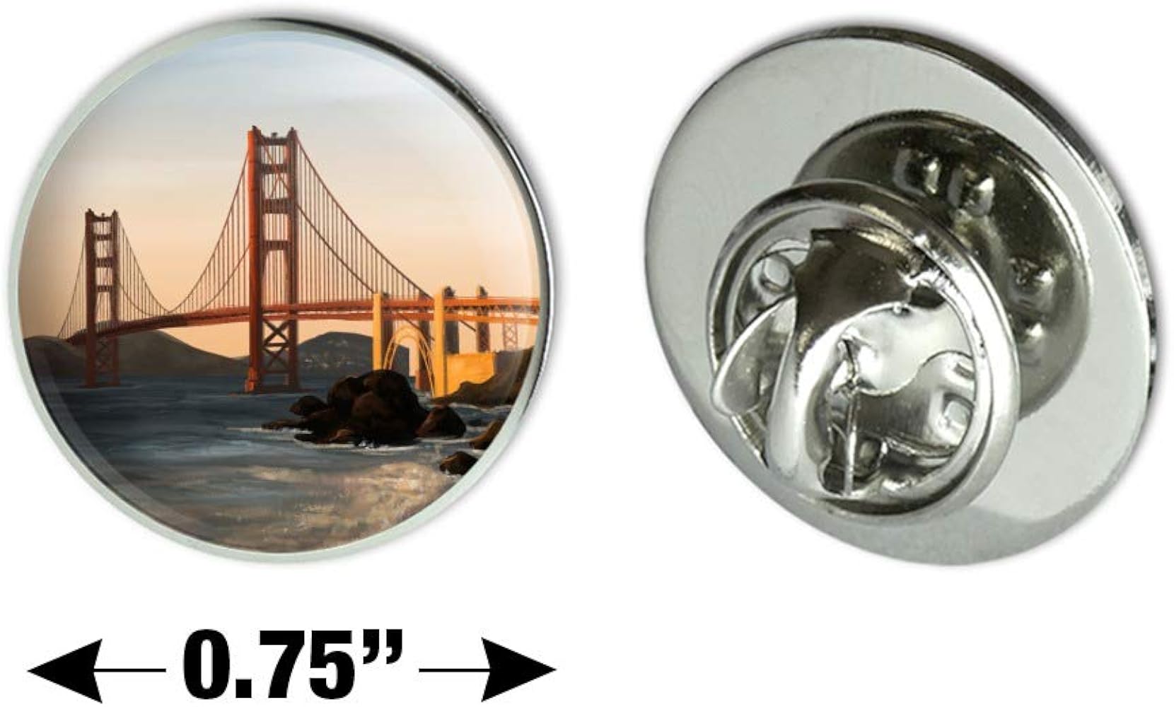 Amazon.com: Golden Gate Bridge San Francisco Metal 0.75