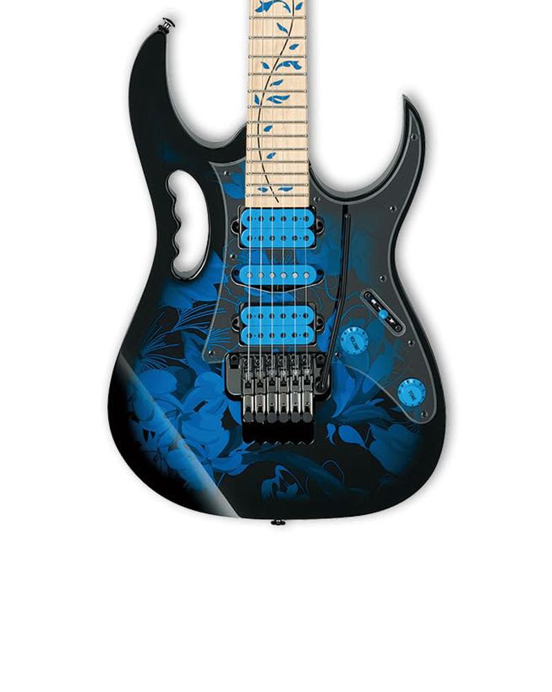 Amazon.com: Ibanez JEM77 Steve Vai Signature - Blue Floral Pattern