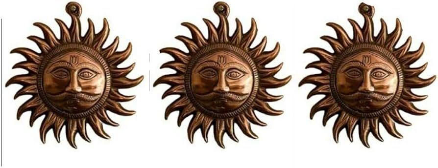 Amazon.co.jp: 太陽 手芸 アンティーク 真鍮 宗教 ギフト 太陽 顔