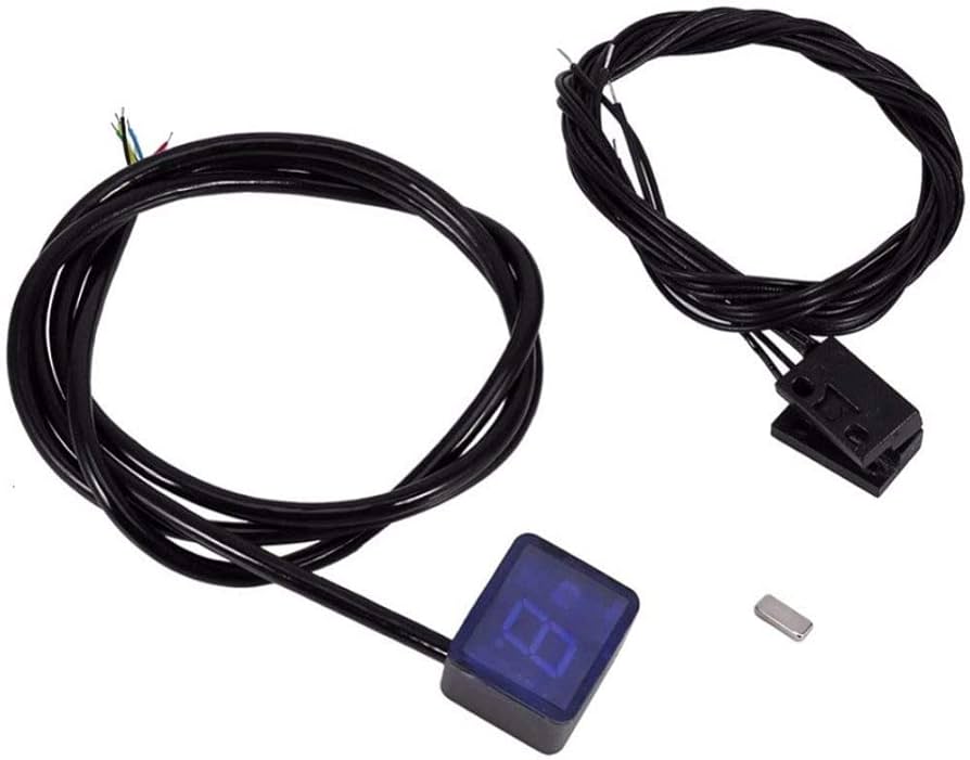 Amazon | バイク用ギアポジションインジケータ 【ブルーデジタル