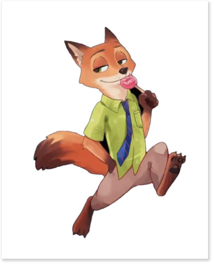 Amazon.co.jp: ズートピア ニック・ワイルド 数字キットによる絵画