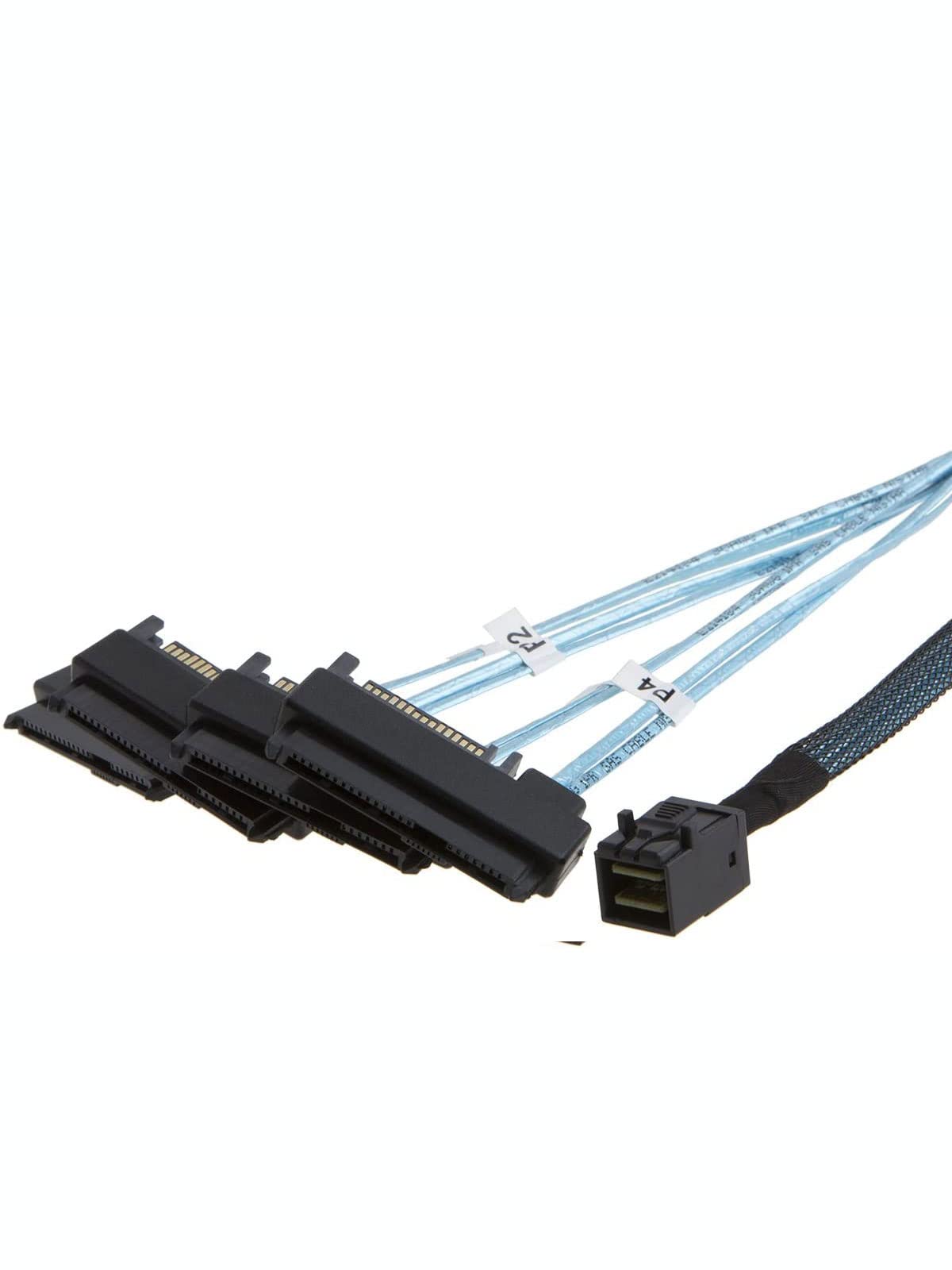 Amazon.com: CableCreation Internal Mini SAS SFF-8643 to (4) 29pin