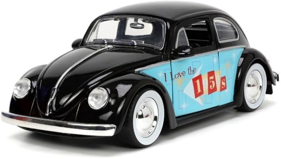 Amazon.com: Jada Toys I Love The 50's 1:24 1959 Volkswagen Beetle