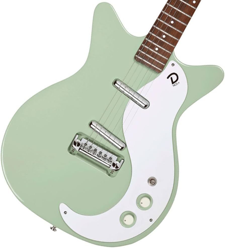 Amazon.com: Danelectro '59M NOS+ Electric Guitar - Keen Green