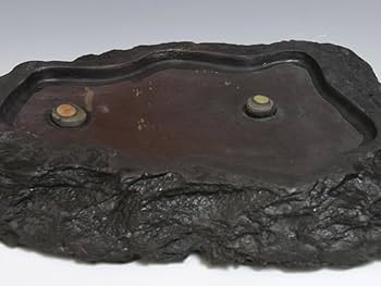 Amazon.co.jp: 中国美術 端渓硯 くよくがん 三匹の龍の見事な雲龍彫 眼