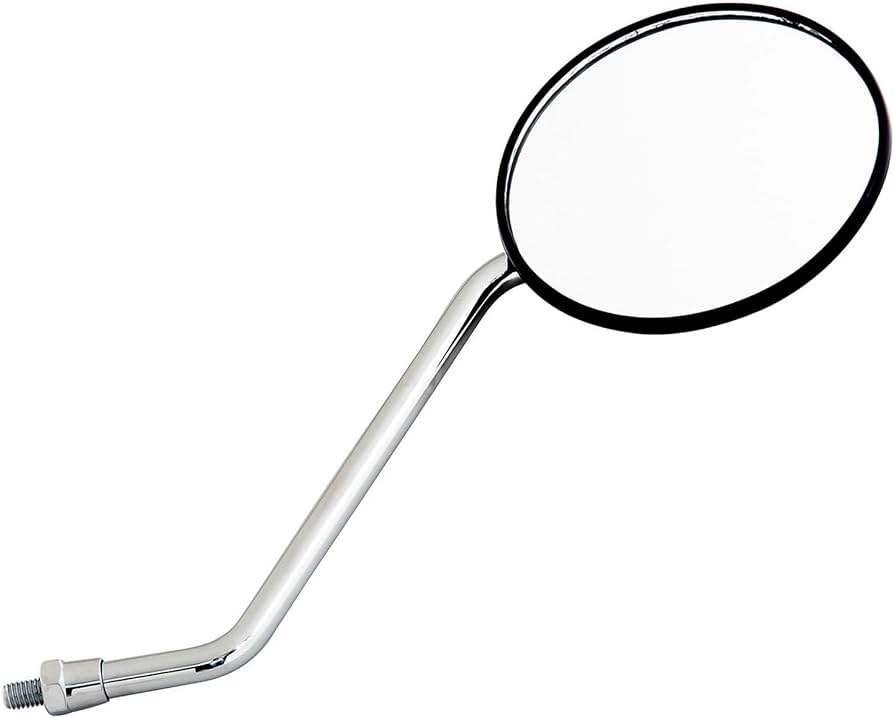 Amazon | MIRAX(ミラックス) バイク ミラー 黒丸ミラー 左右共通 8mm