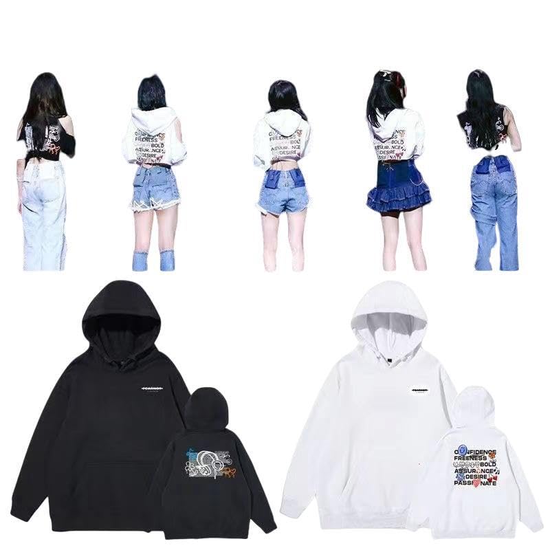 Amazon.co.jp: [YAJIA] ル・セラフィム グッズ パーカー 長袖