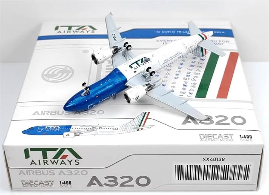 Amazon.co.jp: JC Wings 1:400 完成品 ITA AIRWAYS for Airbus A320 EI