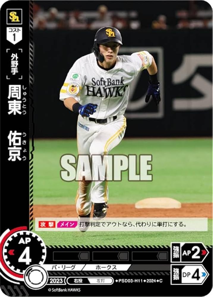 Amazon.co.jp: ドリームオーダー PSD03-H11 周東 佑京 福岡