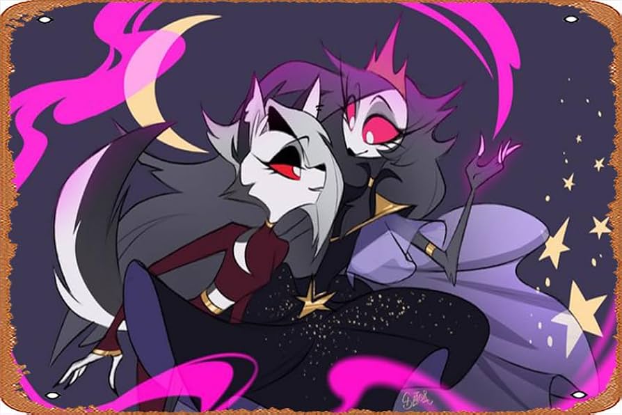 Amazon.com : Metal Tin Sign Loona (Helluva Boss), Octavia (Helluva