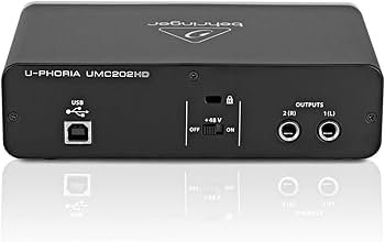Amazon.co.jp: BEHRINGER U-PHORIA 2-Channel UMC202HD : 楽器・音響機器