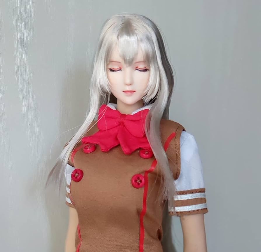 Amazon | LULU SHOP 1/6 フィギュア ドール 用 ヘッド 植毛タイプ