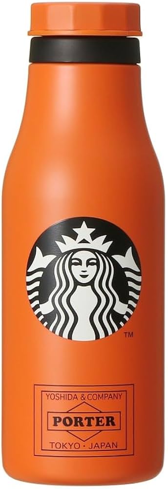 Amazon｜スターバックス PORTER ステンレスロゴボトル オレンジ 473ml