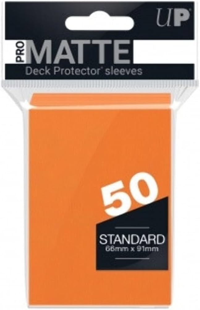Amazon.com: Ultra Pro 50ct Pro-Matte Orange Standard Deck