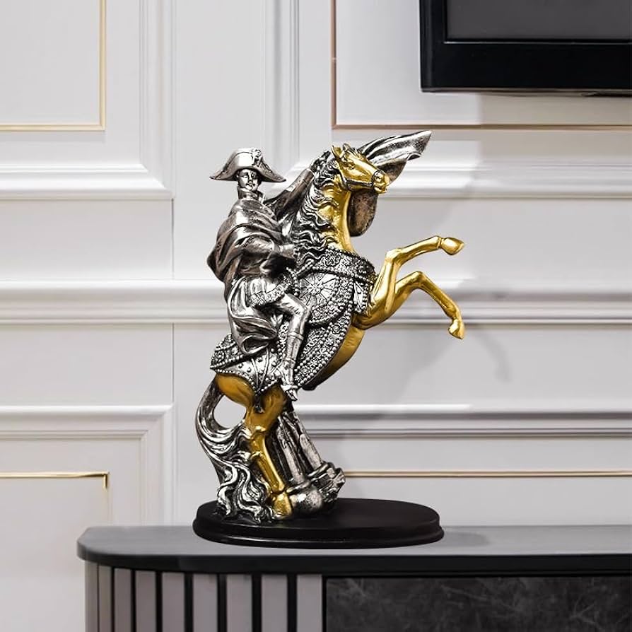 Amazon.co.jp: MOMOAO 騎士 ナポレオン 装飾品 有名人 樹脂 彫像 工芸