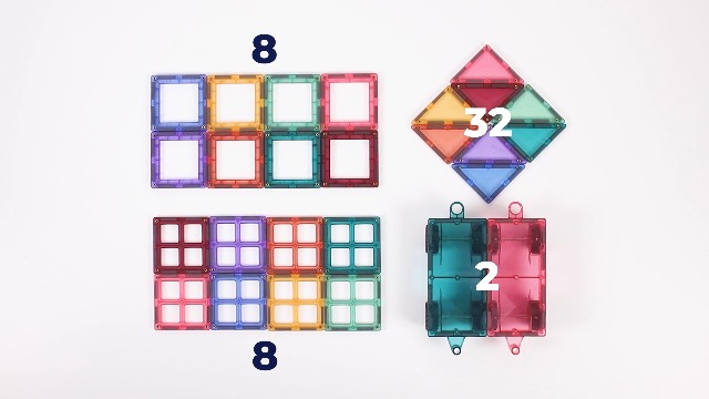 Amazon.com: Connetix Magnetic Tiles Pastel Mega Pack, 202 Pieces