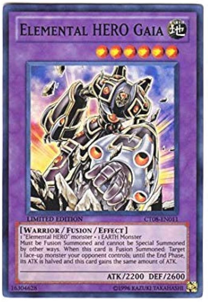 Amazon.co.jp: 遊戯王 英語版 CT08-EN011 Elemental HERO Gaia E・HERO