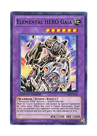 Amazon.co.jp: 遊戯王 英語版 CT08-EN011 Elemental HERO Gaia E・HERO