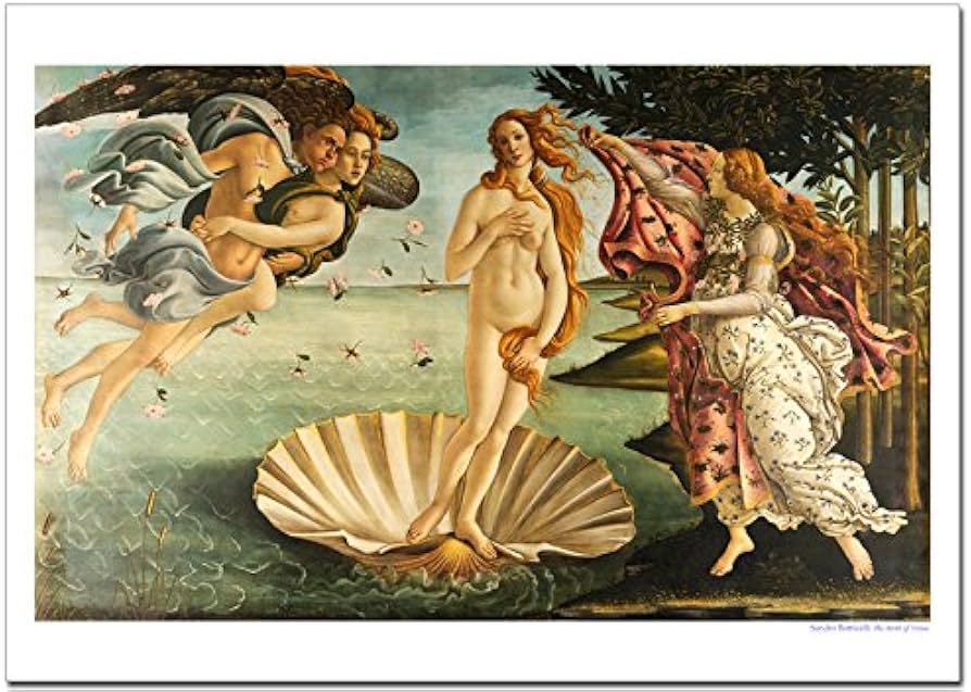 Amazon.co.jp: 世界の名画 ボッティチェリ ヴィーナスの誕生