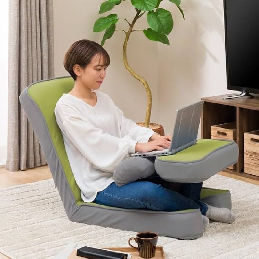 Amazon｜ニトリ(NITORI) ゲーミング座椅子2 イエローグリーン 幅49