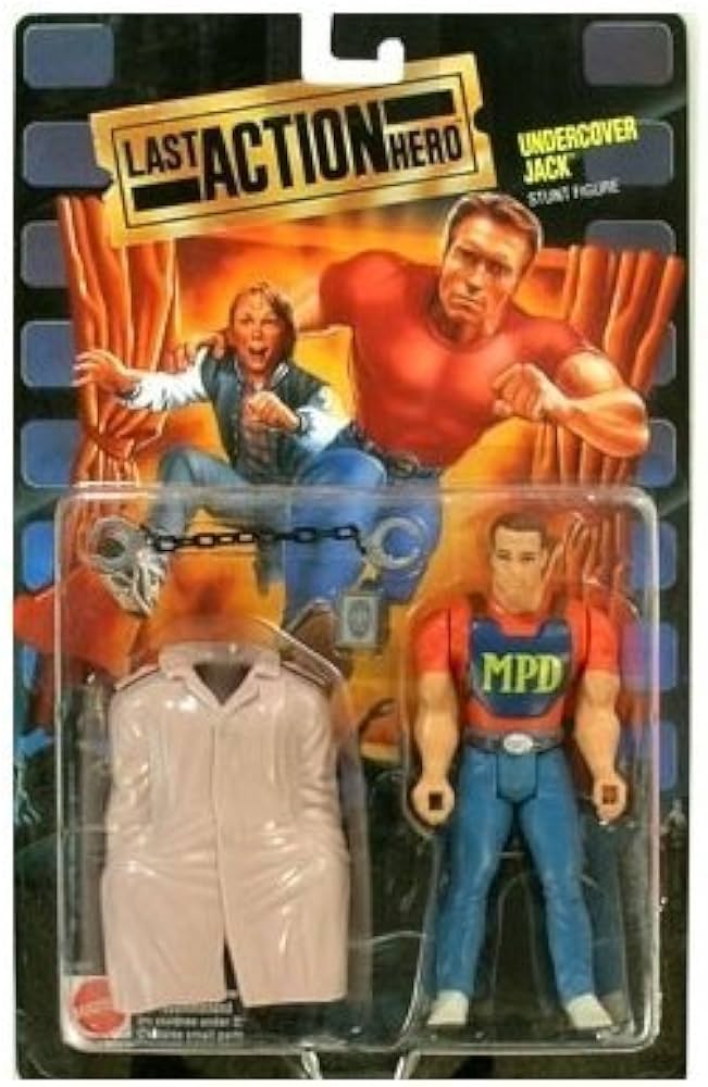 Amazon.com: Last Action Hero Undercover Jack Stunt Figure Mattel