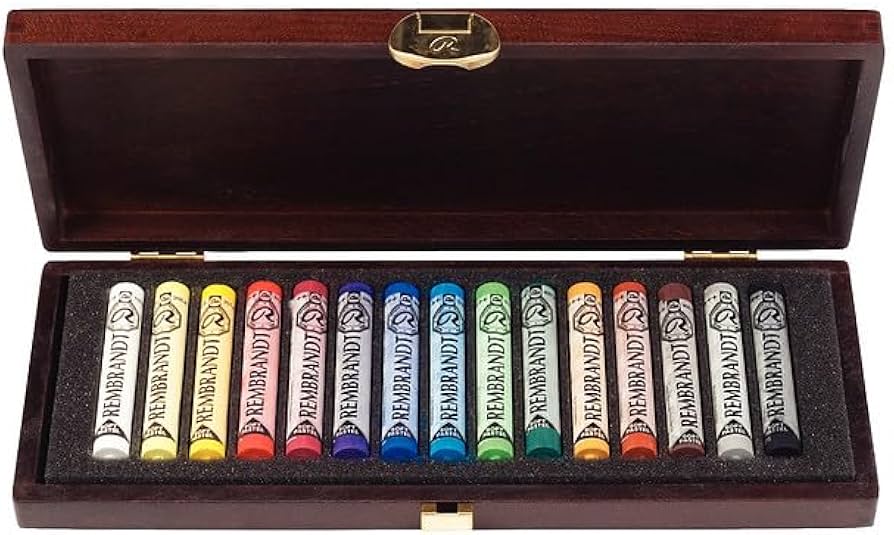 Amazon | ターレンス レンブラント ソフトパステル 15色 木箱セット