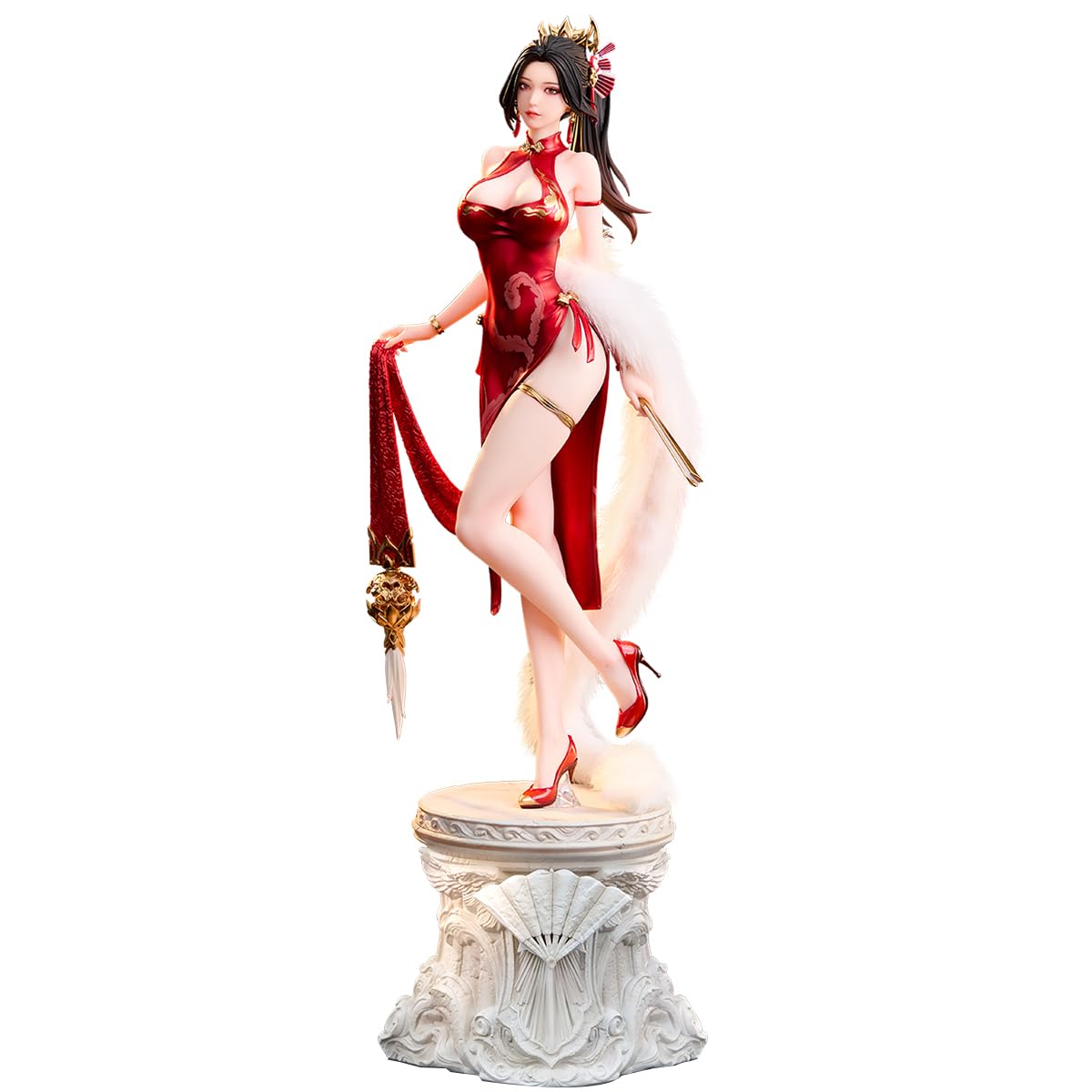 Amazon | HiPlay BearPanda×SNK 1/6 不知火舞 紅裳舞Ver. 全高約400mm