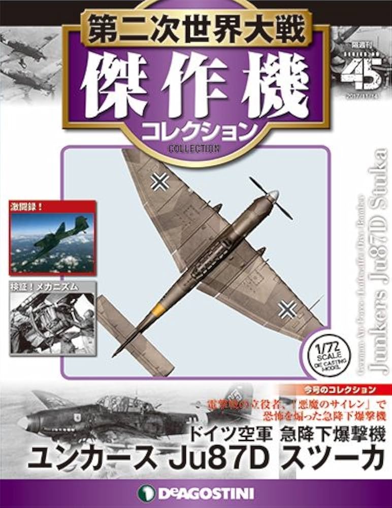 Amazon.co.jp: 第二次世界大戦傑作機コレクション 45号 (ユンカース