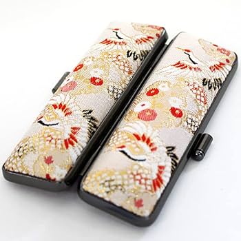 Amazon.co.jp: 印鑑ケース 人形布 幸せの鶴ケース(13.5mm~15.0mm)朱肉