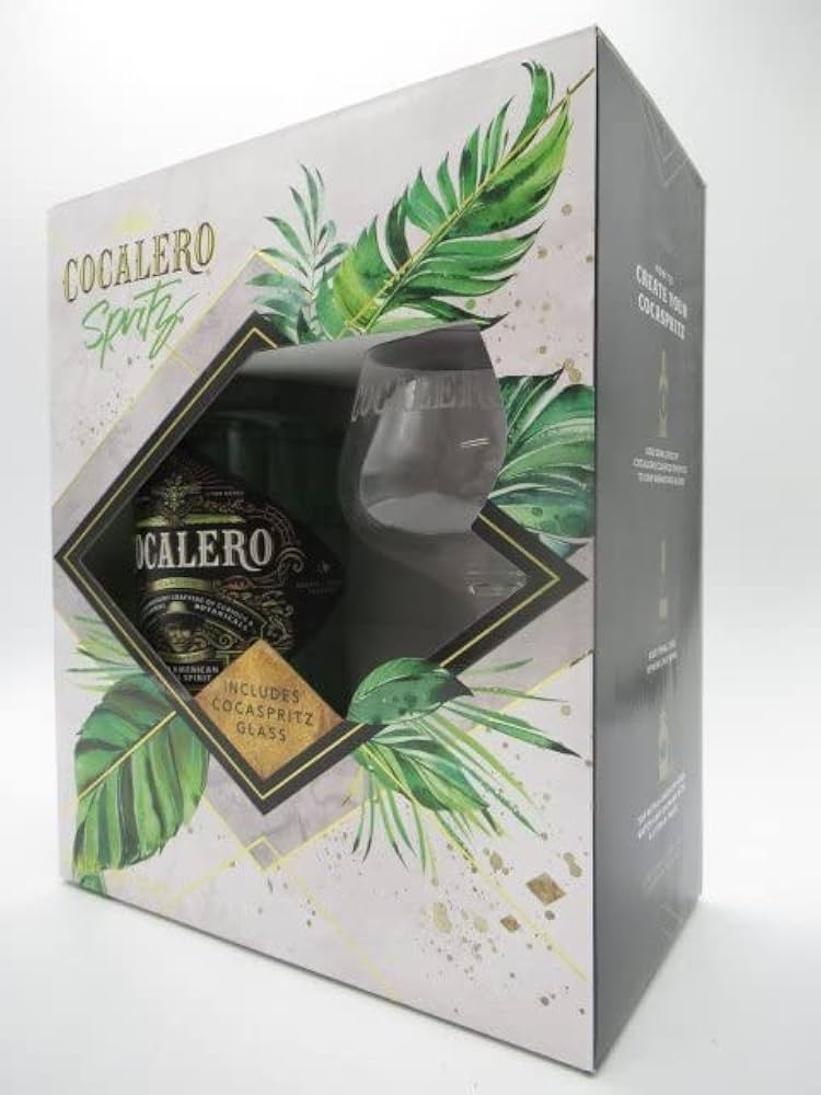 Amazon.co.jp: 【ギフト】 コカレロ COCALERO リキュール 特製グラス