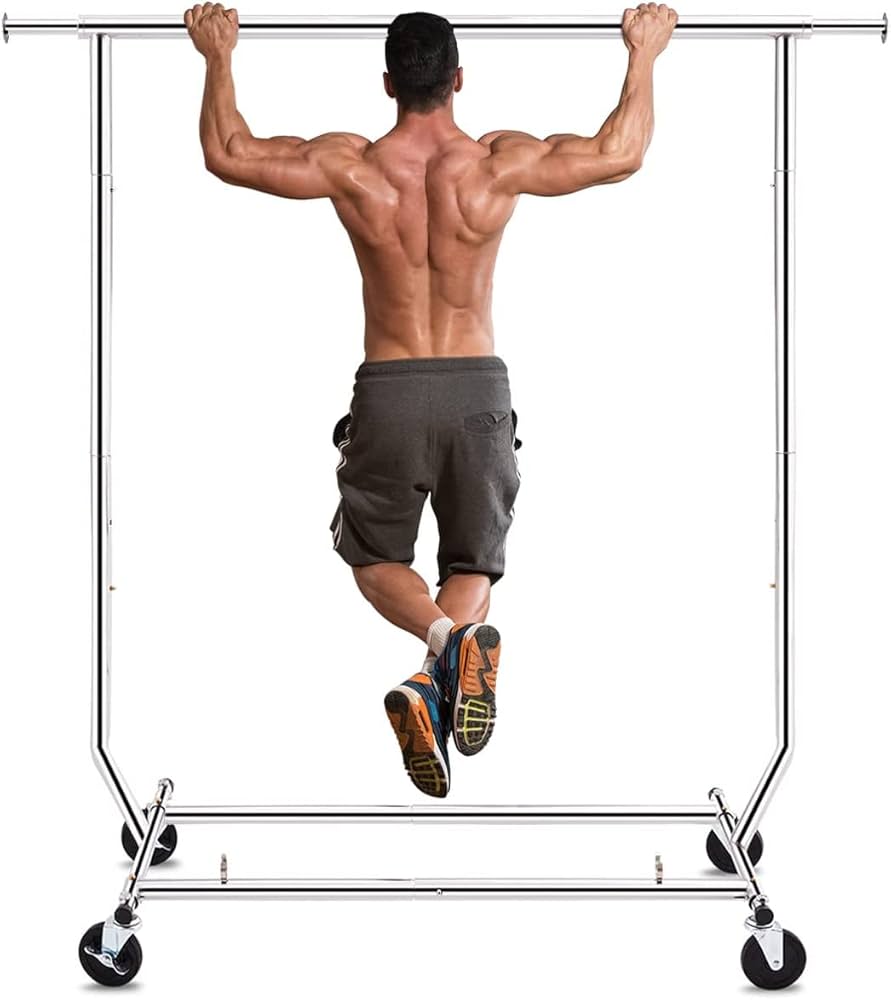 Amazon｜HOKEEPER ハンガーラック パイプハンガーラック 耐荷重200KG