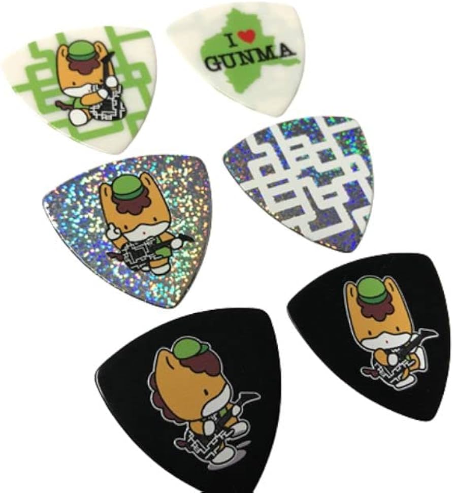 Amazon.co.jp: 布袋寅泰 2021年 HOTEI×ぐんまちゃん ピックセット