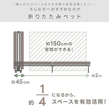 Amazon.co.jp: ビータ(Vita) 14段階リクライニング折りたたみベッド